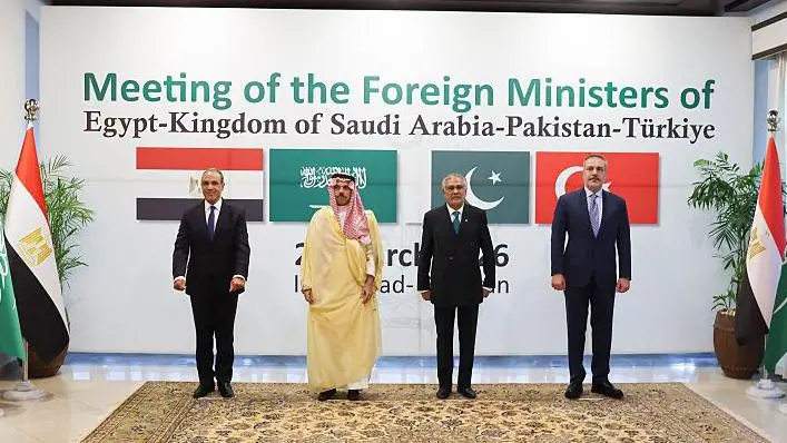 Türkiye, Pakistan, Mısır ve Suudi Arabistan’dan Ortadoğu için kritik buluşma 