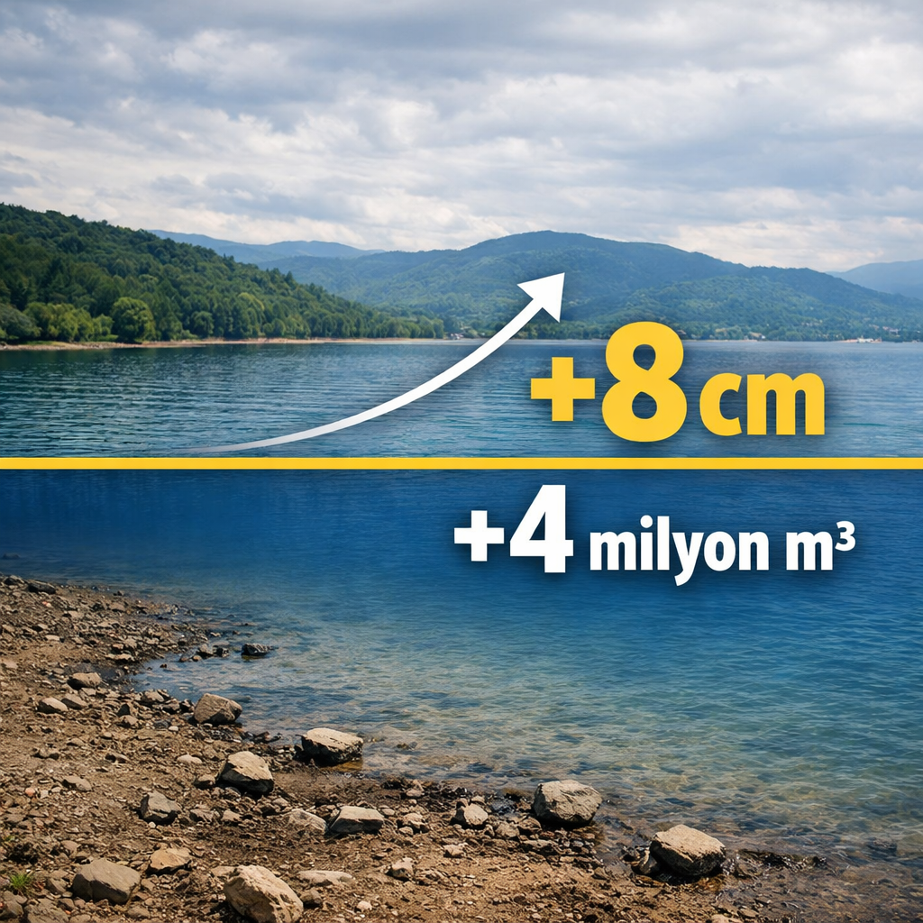 Sapanca Gölü’nde yağış sonrası hızlı yükseliş