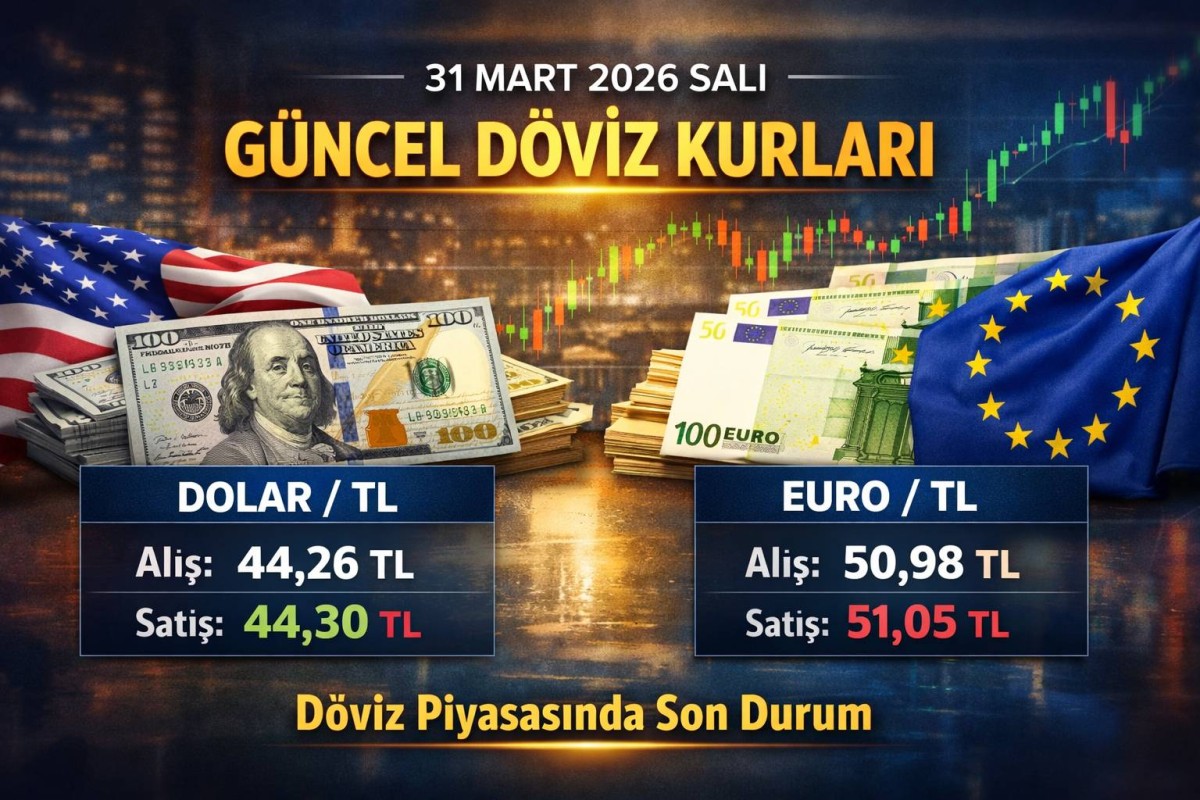 31 Mart Salı Güncel Döviz Kurları: Dolar ve Euro Ne Kadar Oldu?