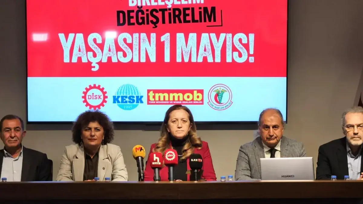 DİSK, KESK, TMMOB ve TTB’den 1 Mayıs Çağrısı: Adres Taksim