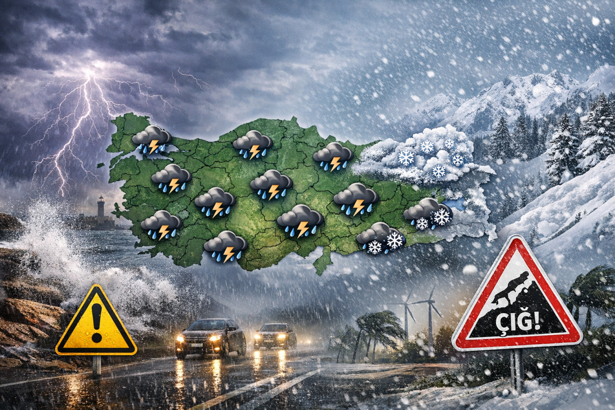 19 Nisan Pazar Ülke Genelinde Hava Durumu: Meteoroloji’den Çok Sayıda İl İçin Kuvvetli Yağış Uyarısı 