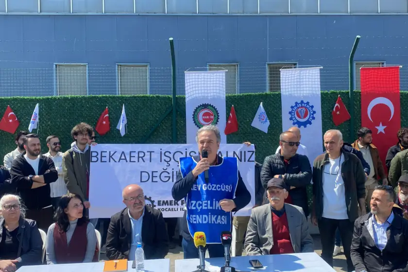 İskender Bayhan’dan Bekaert işçisine ziyaret: “Mehmet Şimşek 3 ayı tutturamıyor, işveren 3 yıl istiyor”