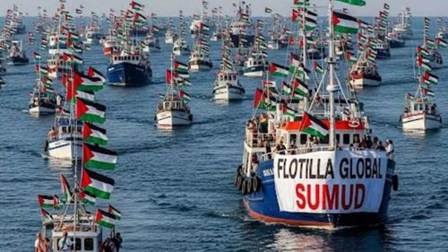 Sumud Filosu Gazze yolunda: “Filistin hakkında konuşmayı bırakmayın”
