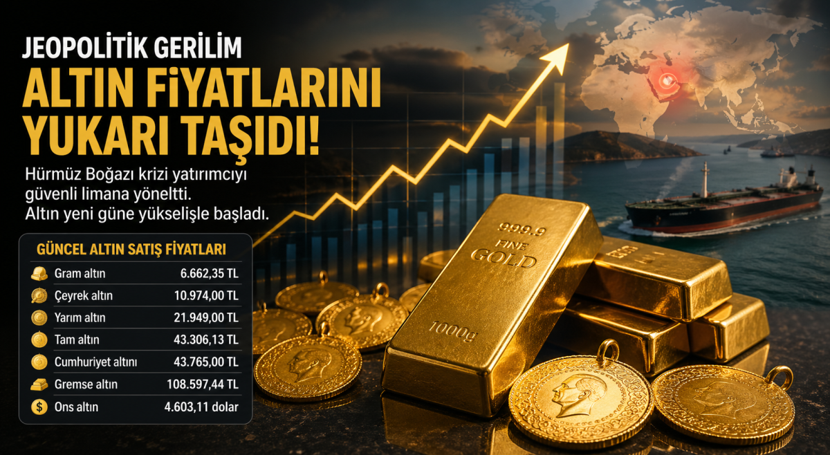 Jeopolitik Gerilim Arttı Altın Yükselişe Geçti 