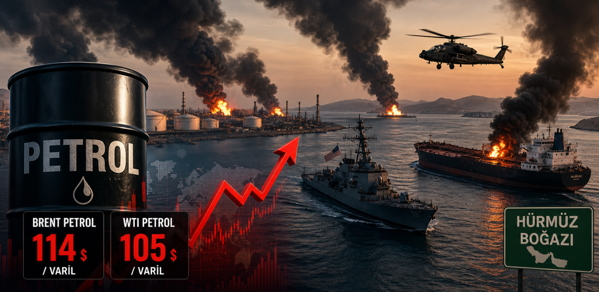 ABD–İran Gerilimi Petrolü Uçurdu: Brent 114 Doları Gördü