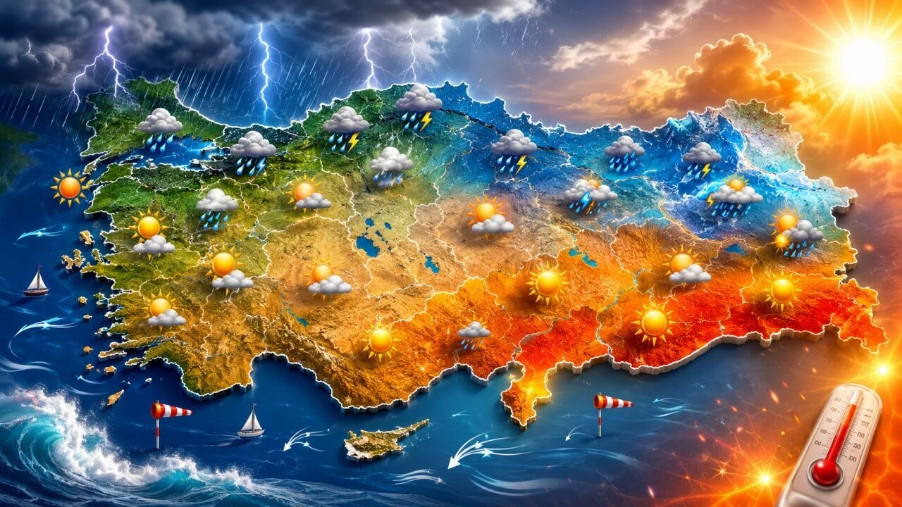 17 Haziran Hava Durumu: Meteoroloji’den Yağış Ve Sıcaklık Uyarısı