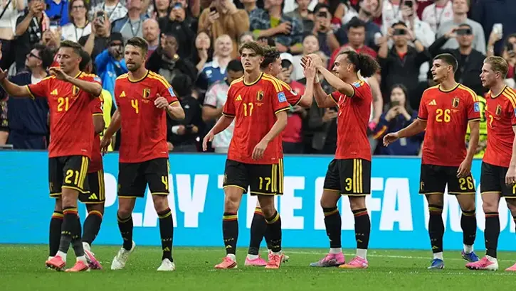 Belçika son 32 biletini 5 golle aldı