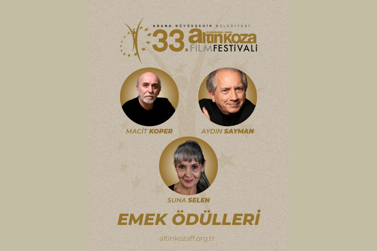 Altın Koza’nın emek ödülleri üç usta isme