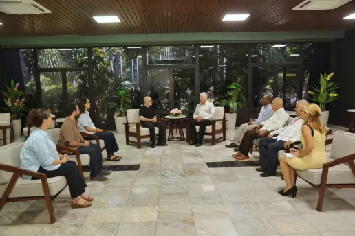 Küba Devlet Başkanı Díaz-Canel ve Kemal Okuyan Havana’da bir araya geldi: Kardeşlik ve dayanışma vurgusu yapıldı