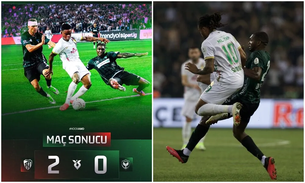 Kocaelispor’a deplasmanda 2-0 yenillen Amedspor evine eli boş dönüyor