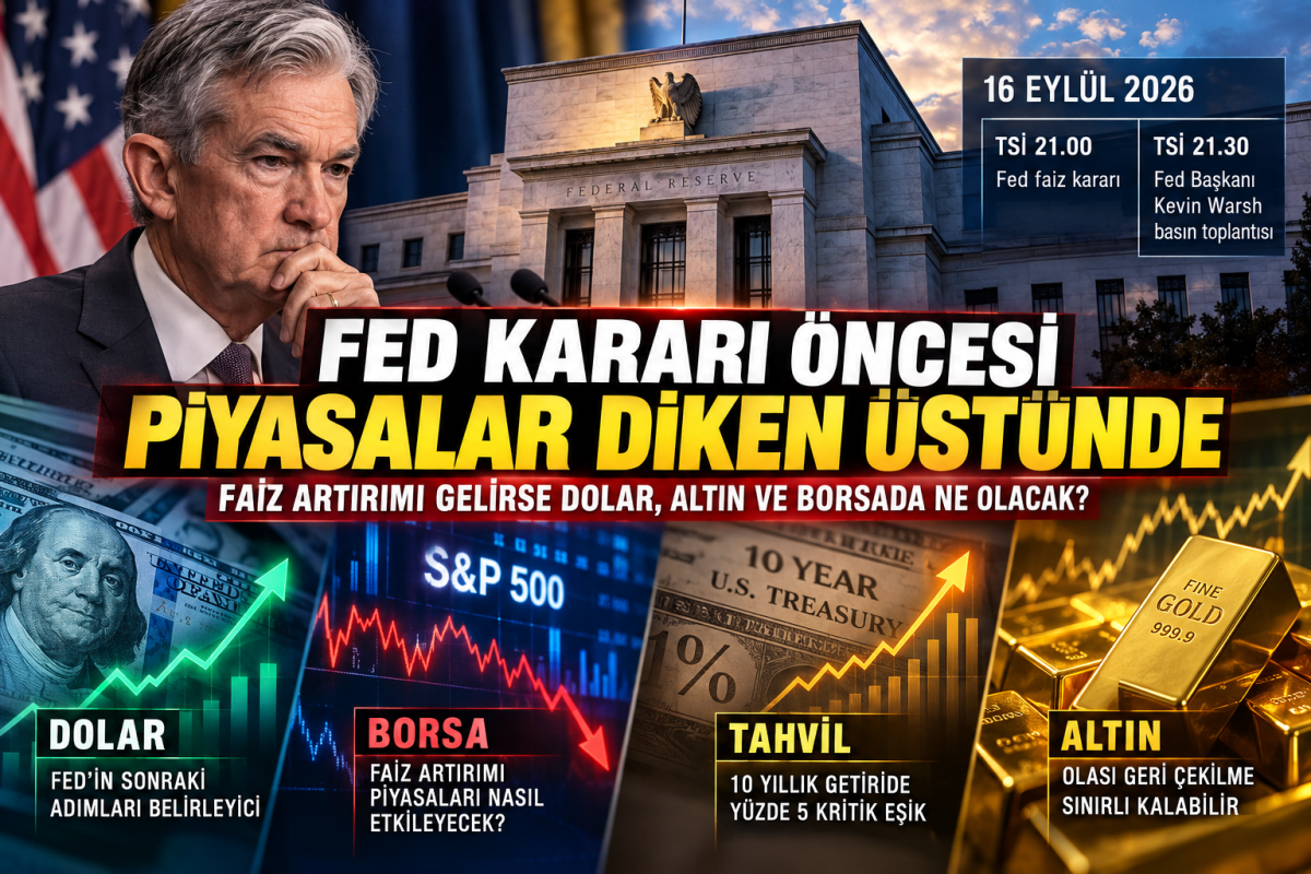 Fed kararı öncesi piyasalar diken üstünde: Faiz artışı gelirse dolar, altın ve borsada ne olacak?