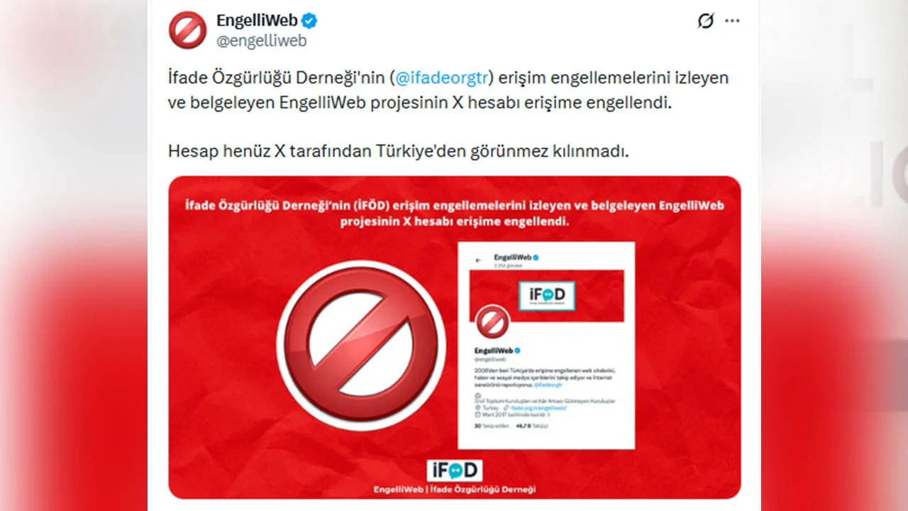 Erişim engellerini belgeleyen EngelliWeb’e erişim engeli 