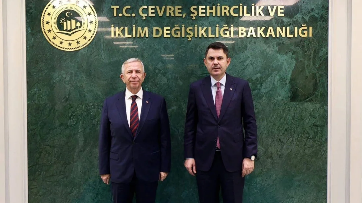 Mansur Yavaş ile Murat Kurum görüştü